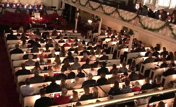 Service of Light in our historic sanctuary.