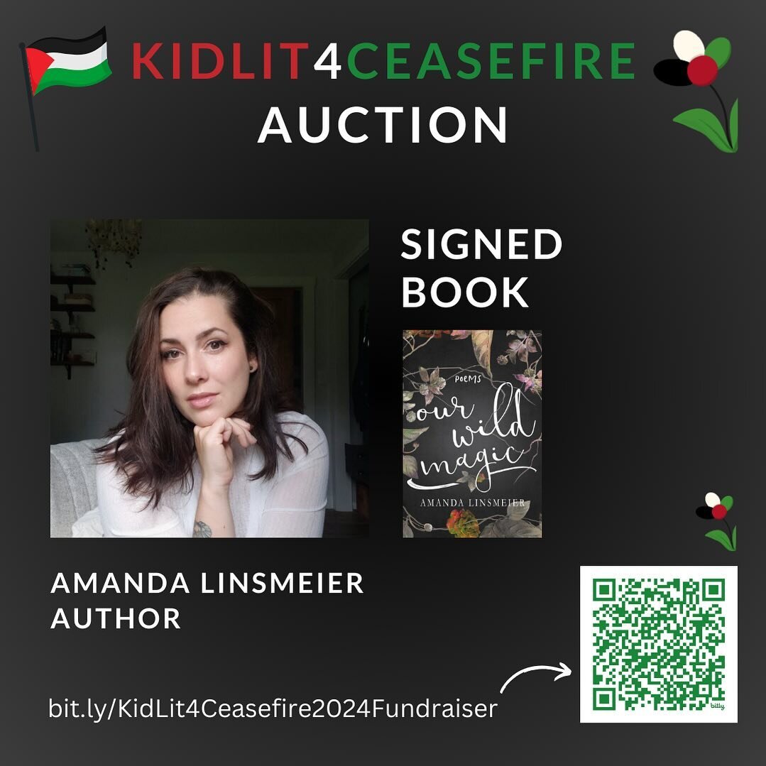 I&rsquo;m donating a signed copy of my fairytale-inspired poetry collection, Our Wild Magic, to the #kidlitforceasefire auction (thank you to @sandraproudman for setting it up!) and you can read more about it on the website. 

The bidding starts toda