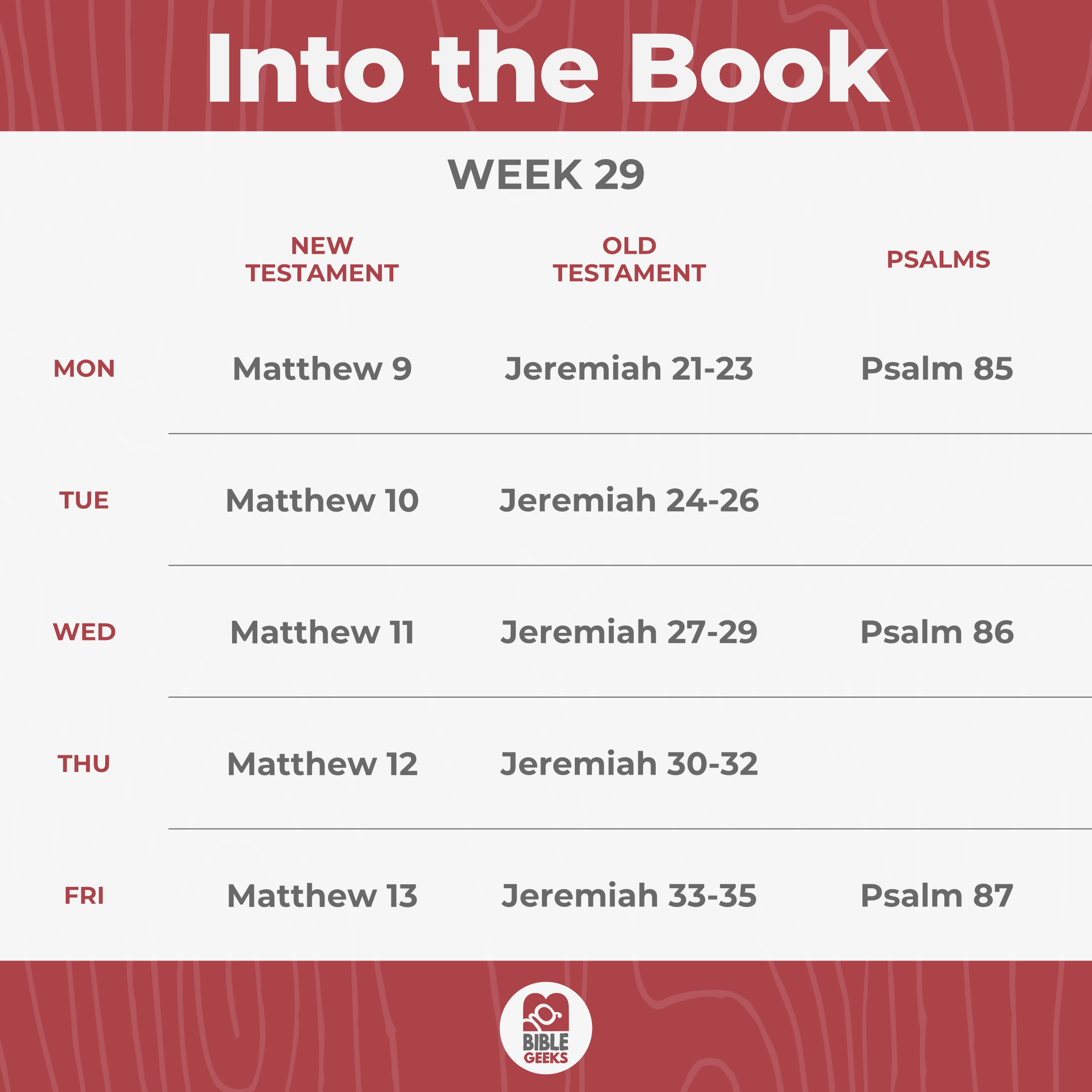 Week 29