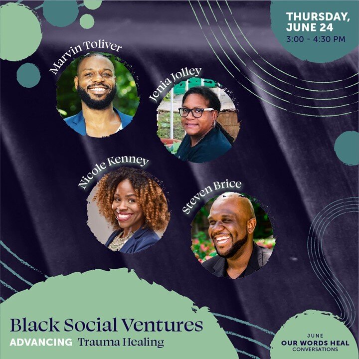 On Thursday, June 24, join @mtoliver_lcsw, @nicoleebone, @stevenjbrice and @furtick_farms, four Philly-based Black entrepreneurs, as they discuss how they have uplifted their communities and themselves through their various, healing social ventures.
