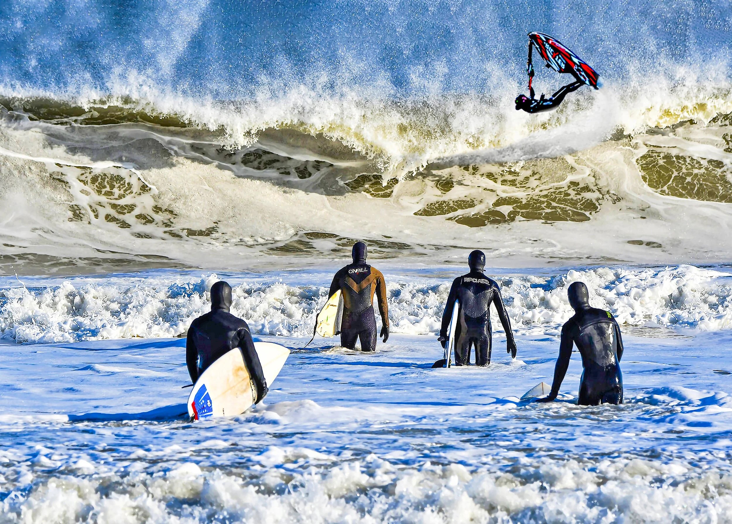 Surfing Hurricane Erin