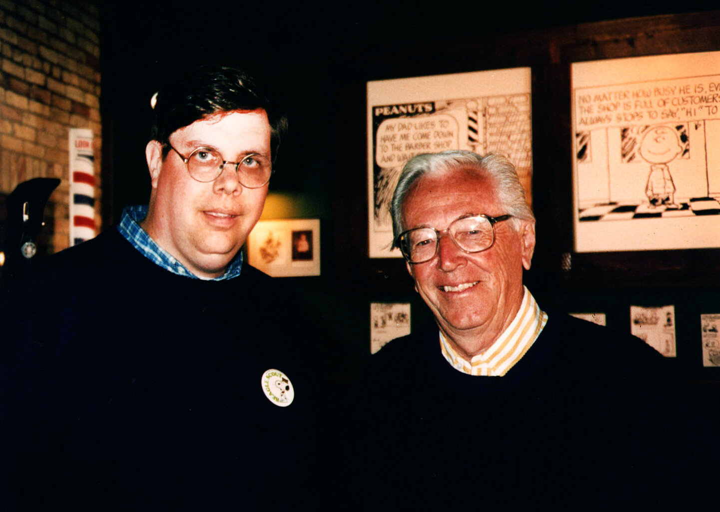 Jim &amp; Charles Schulz