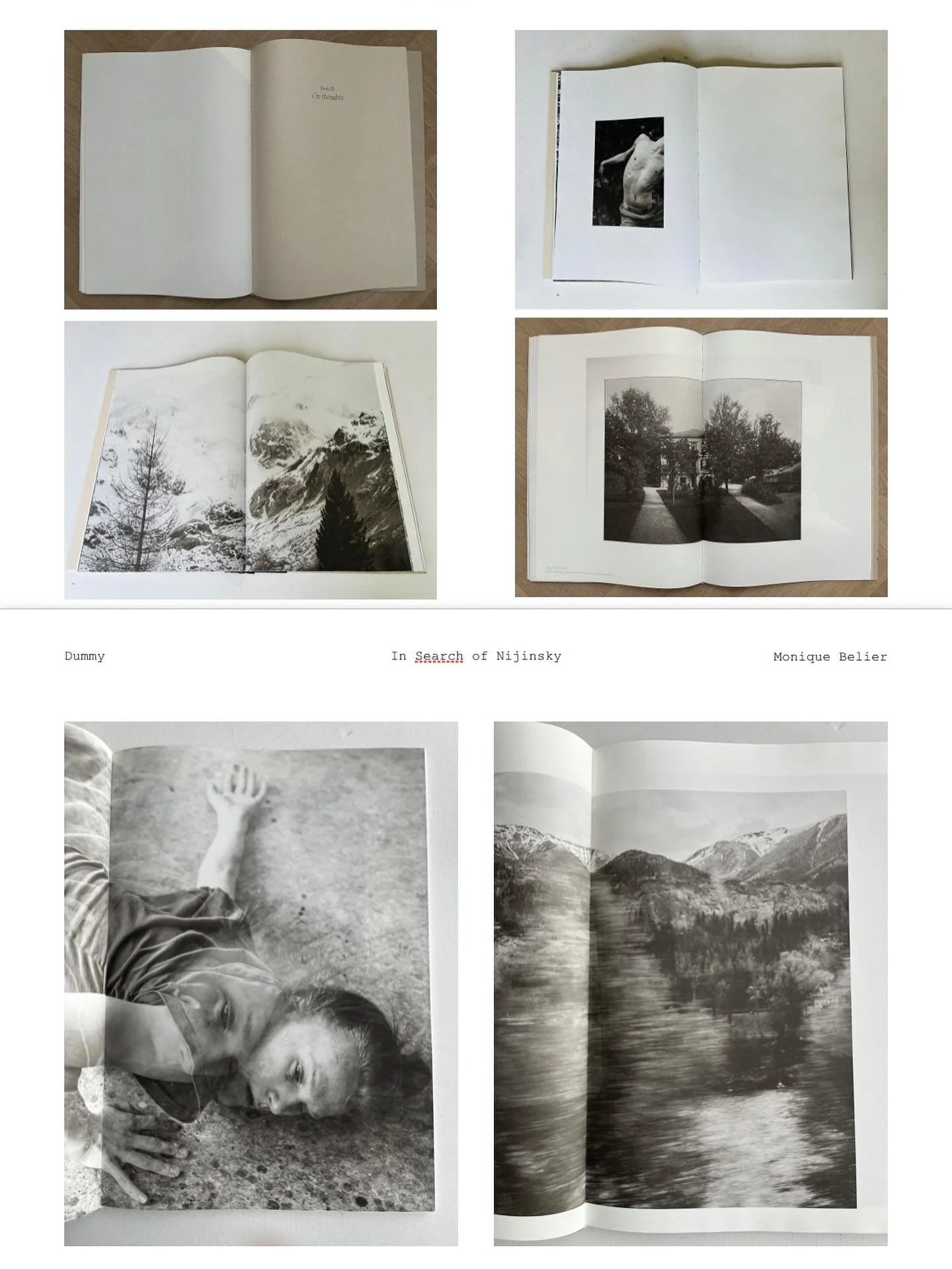 Fragments of my book dummy &mdash; In Search of Nijinsky 

The book will be published in April / May 2026.
#waterlandeditions 

#photobook #independentpublishing #artistbook #bookdummy #dancephotography #conceptualphotography #visualpoetry #artphotob