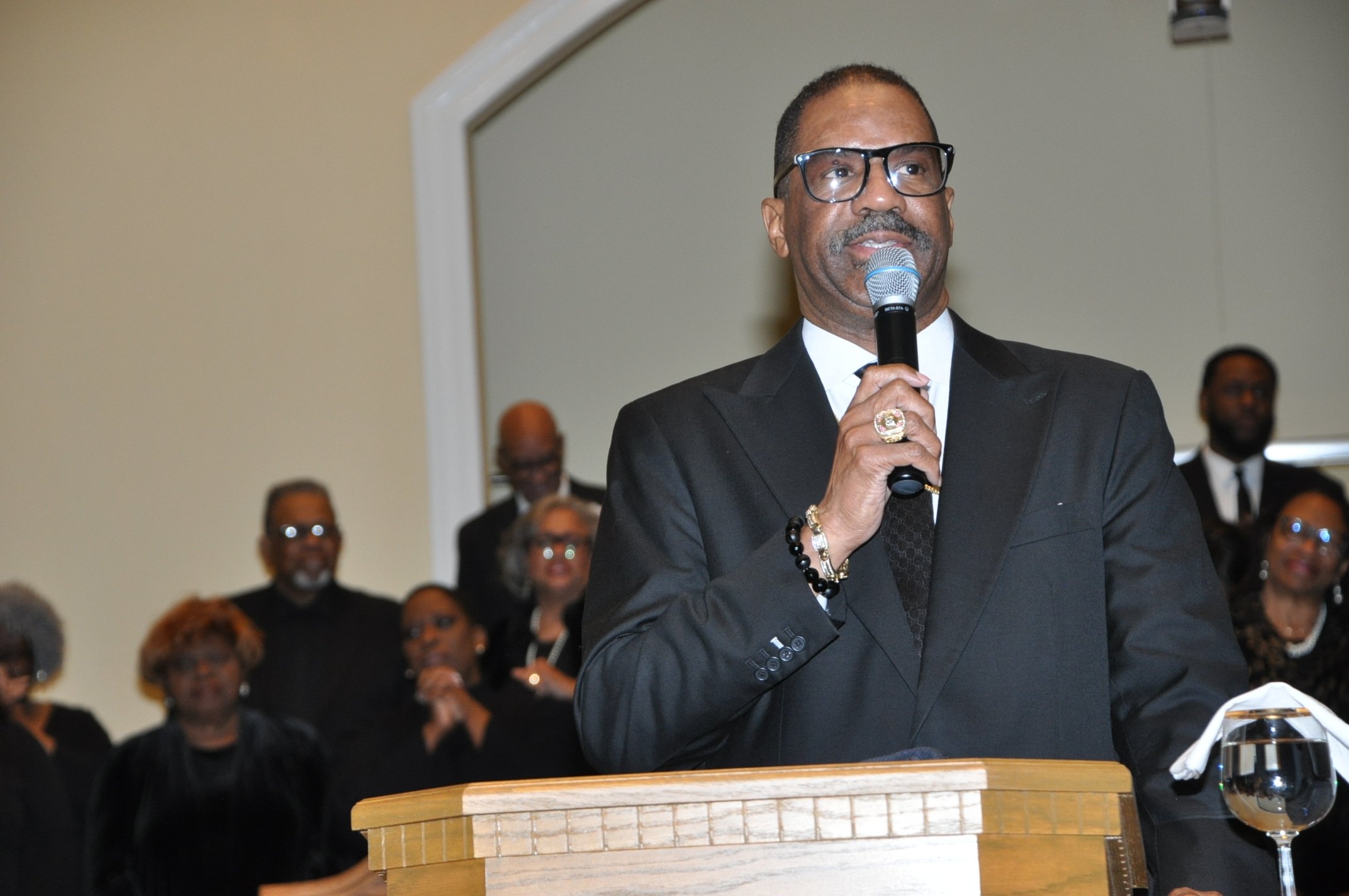 Bishop J. Drew Sheard gives the sermon at ecumenical service.jpeg