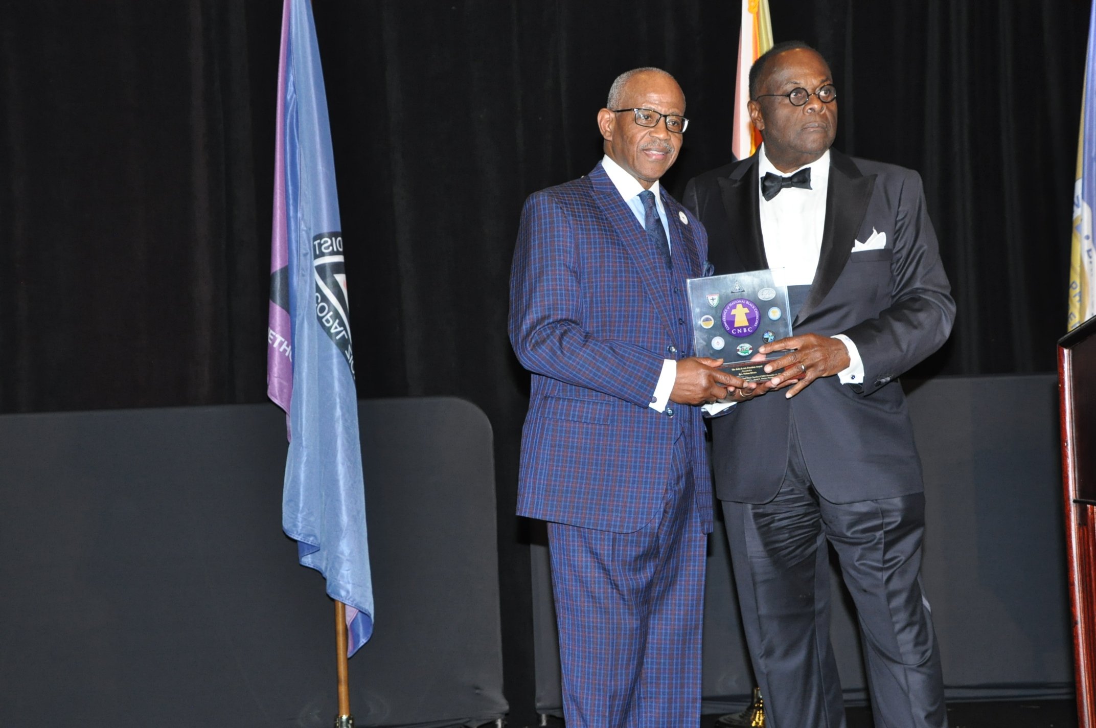 Rev. Nelson Rivers, III Receives John Lewis Freedom Award.jpeg