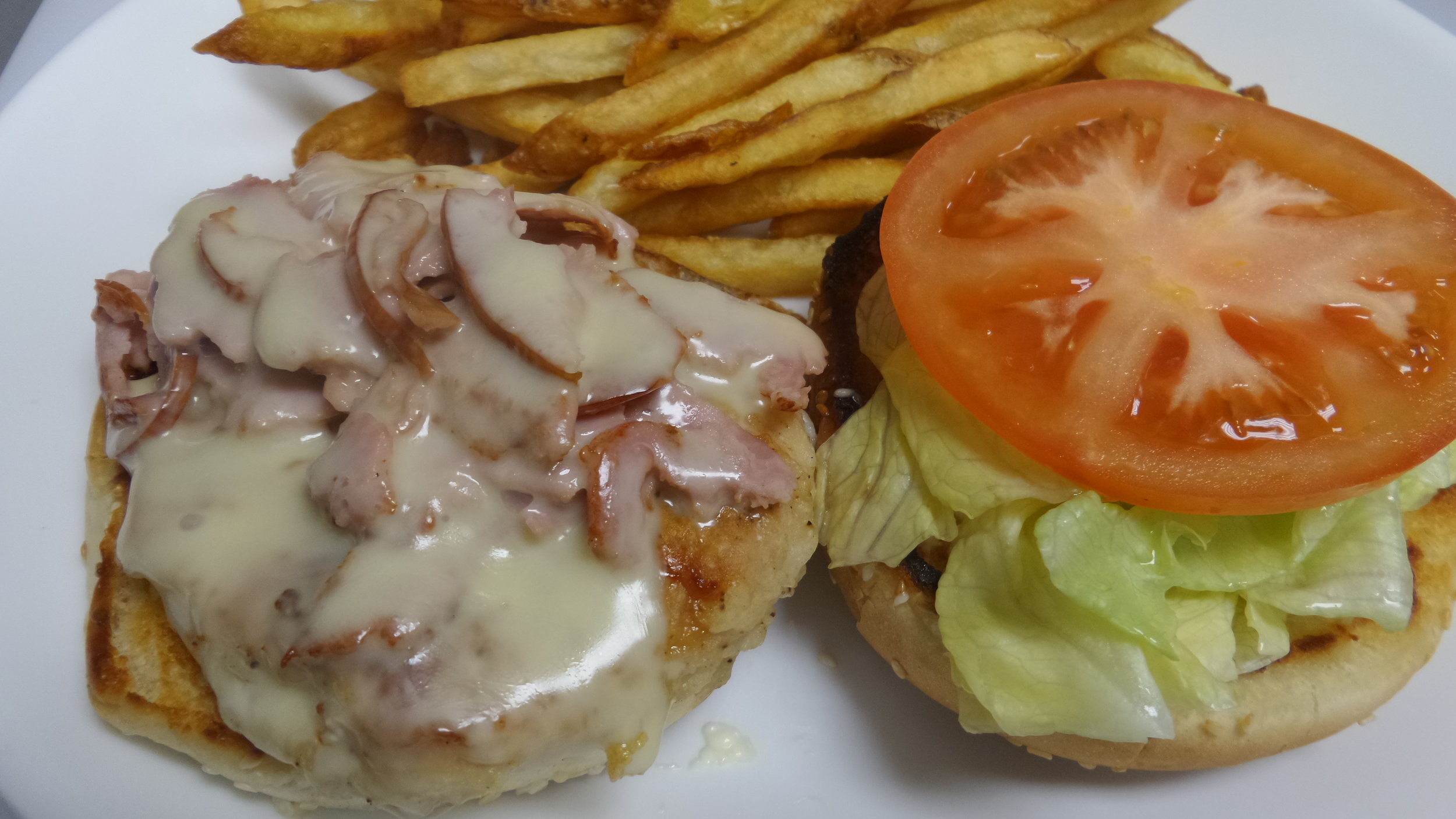 Chicken Cordon Bleu Burger