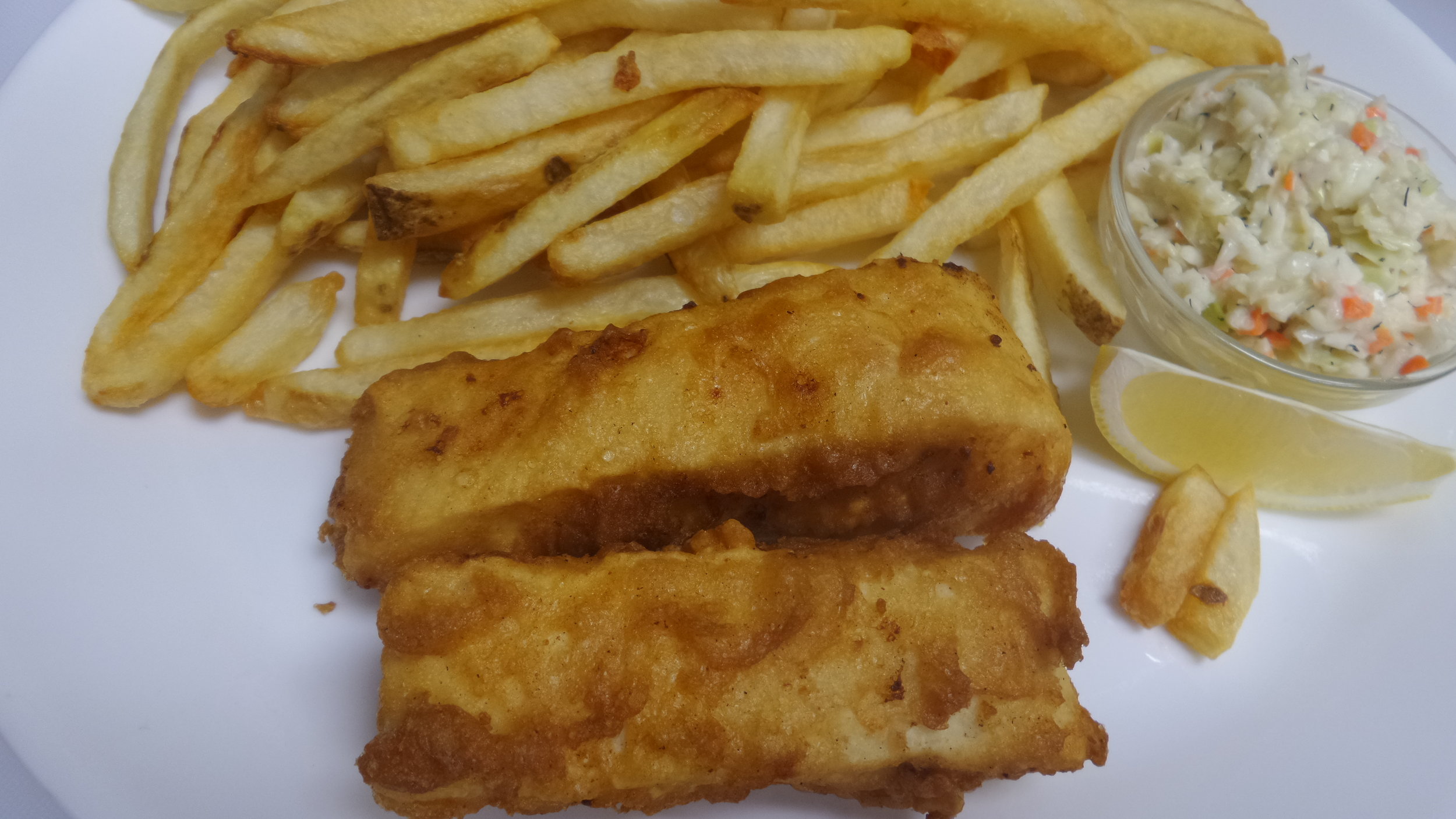 2 Pcs Halibut and Chips