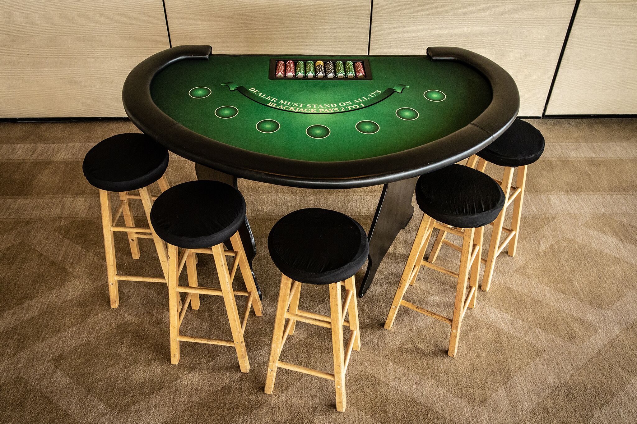 Blackjack Table w/ Stools