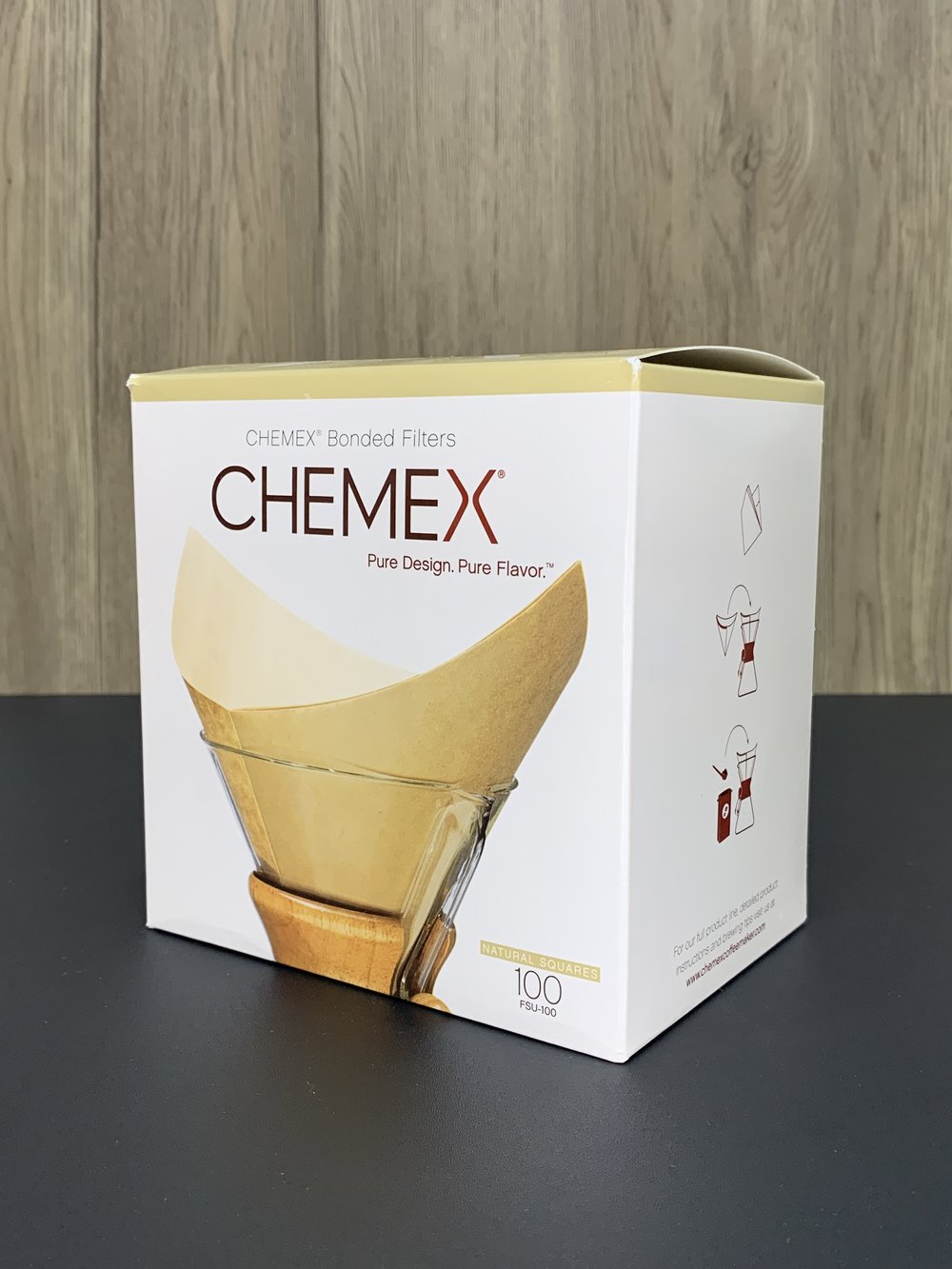 Chemex Filters, Bonded, Squares - 100 filters
