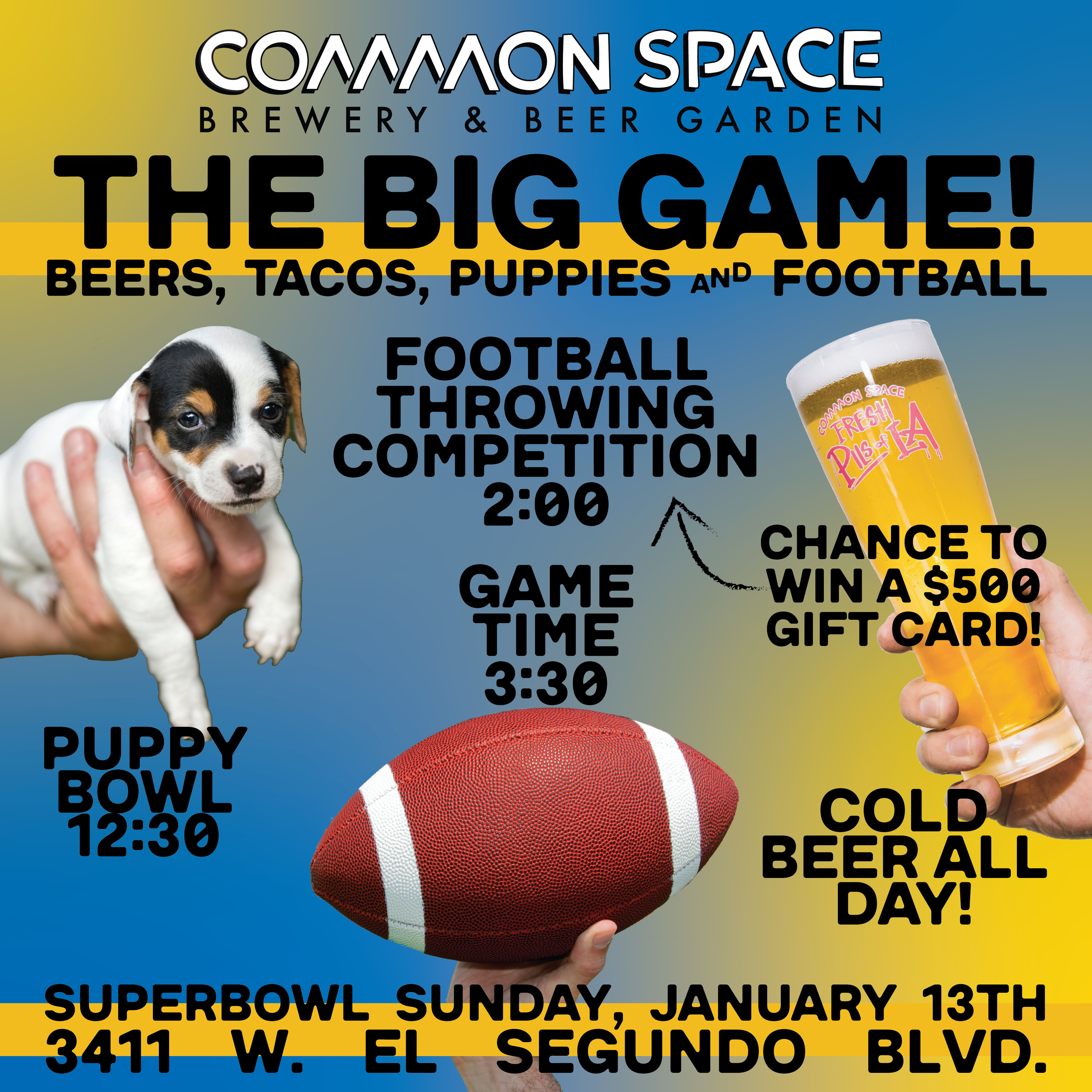 The Big Football Game Party