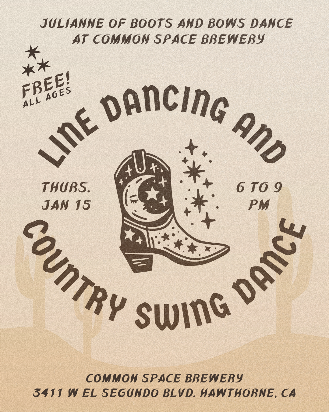 Line Dancing &amp; Country Swing Dancing