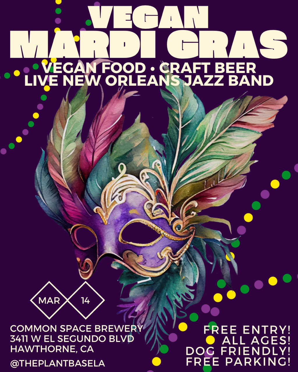 Vegan Mardi Gras 2026