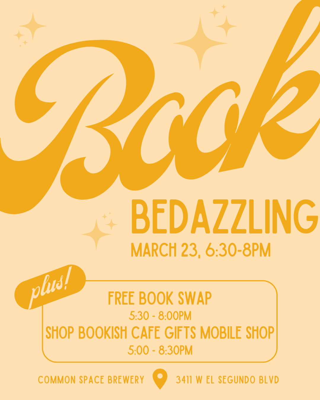 Books &amp; Brews Bedazzling Night 