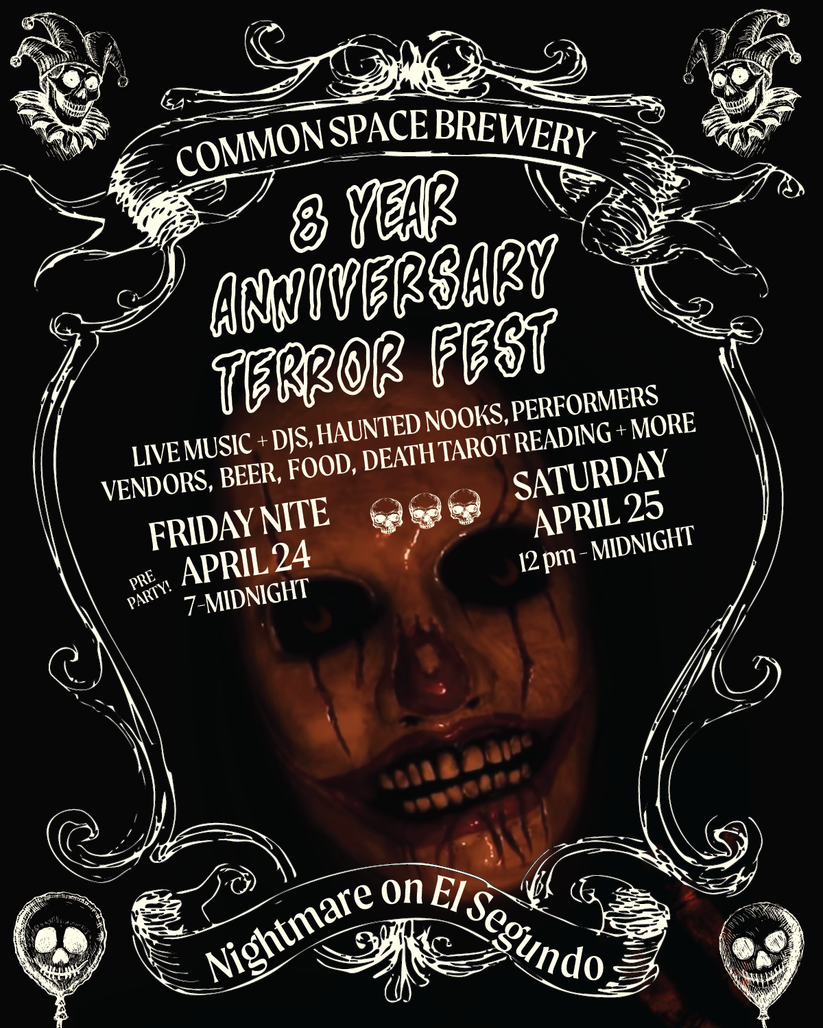 8 Year Anniversary Nightmare on El Segundo Terror Fest