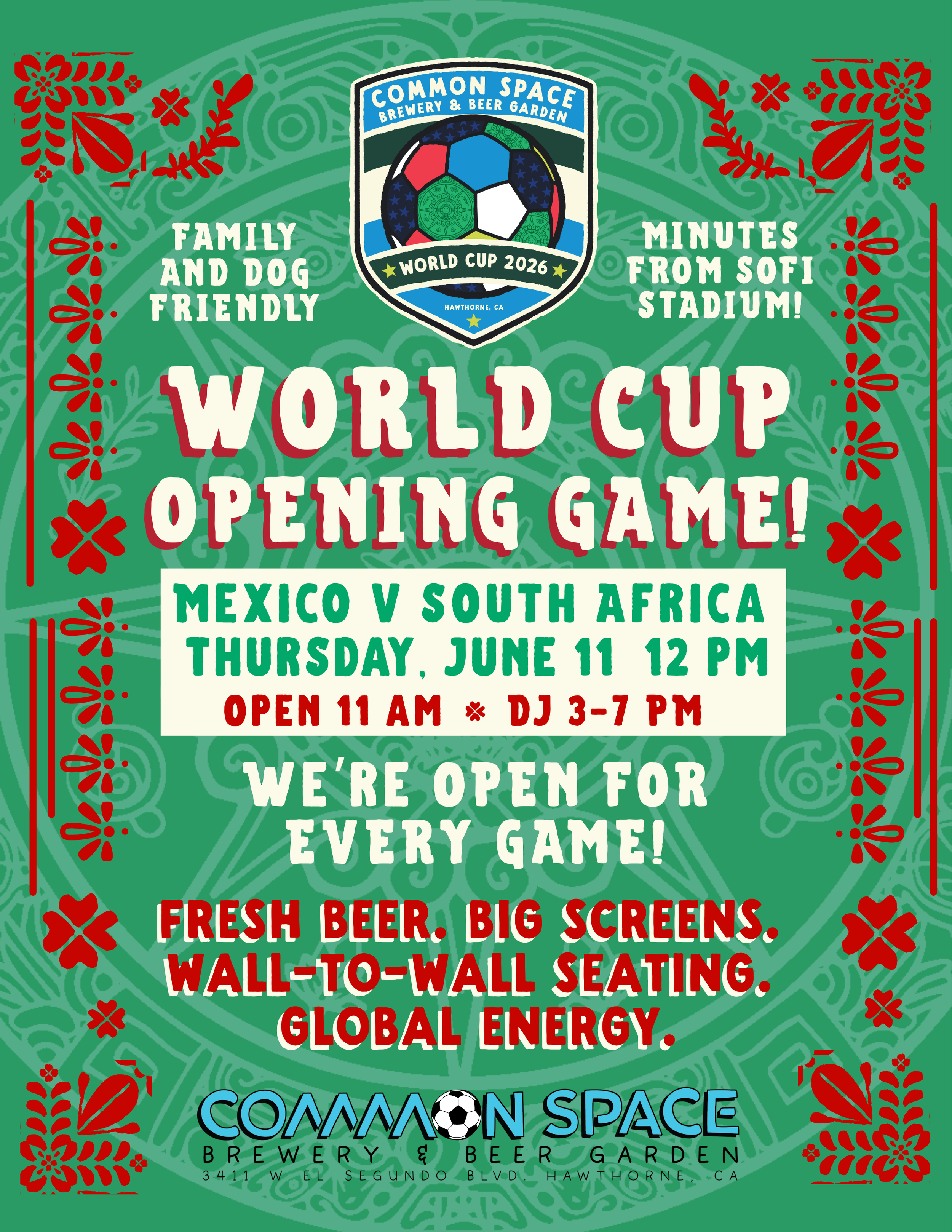 WORLD CUP OPENING DAY  Mexico vs South Africa