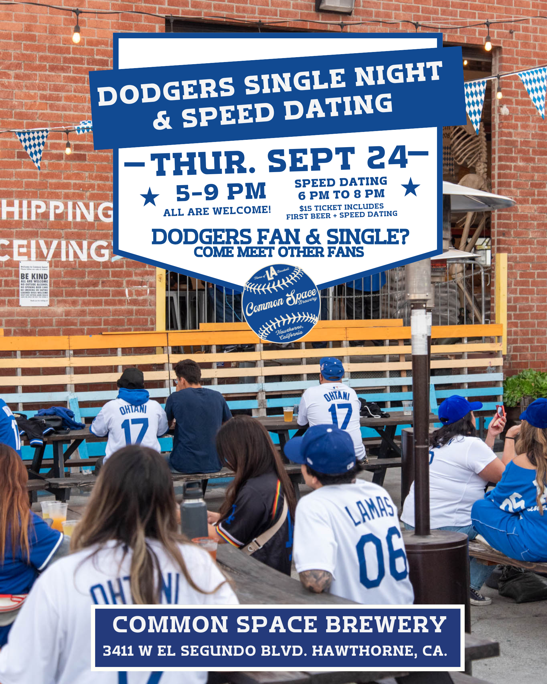 Dodgers Singles Night with Speed Dating