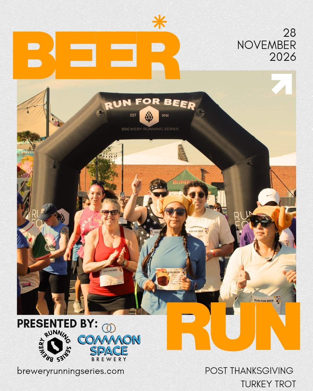 5K Beer Run x Common Space Brewery | 2026 California Brewery Running Series