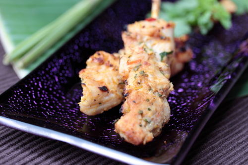 Thailändisches Hähnchen-Saté