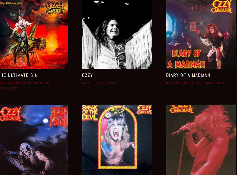 Ozzy Episodes