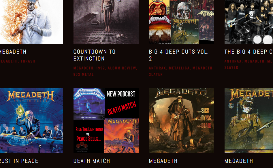 Megadeth Episodes