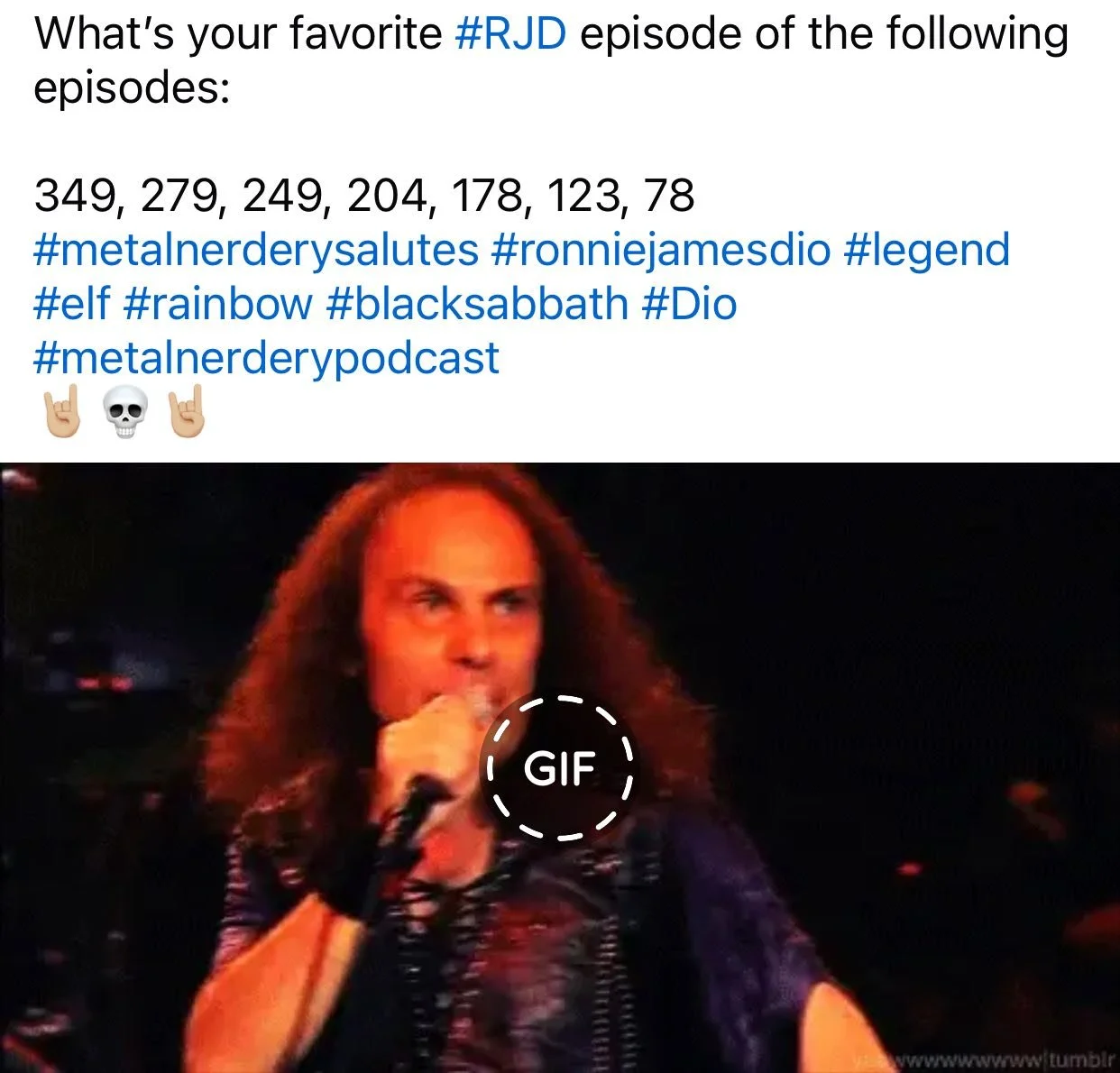 As we celebrate everything this man did for metal, lettuce know your favorite episode of our Dio episodes!
🤘🏼💀🤘🏼
#metalnerderysalutes #ronniejamesdio