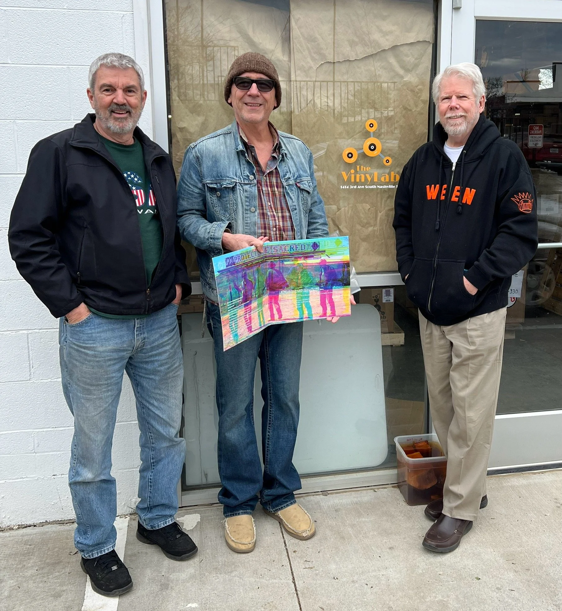 Michael, Travis, and Bobby with STR720.