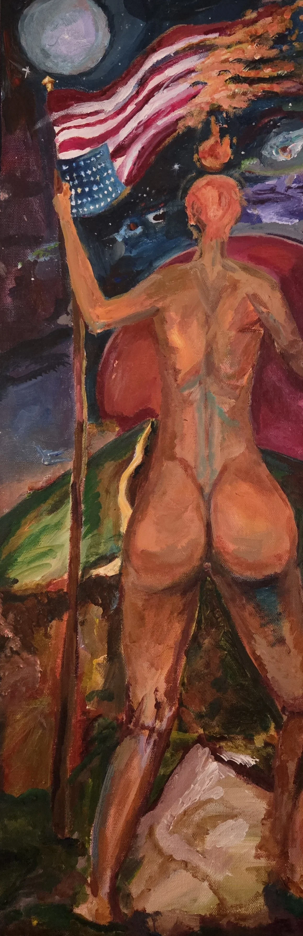 Her Flames Filled the Night Sky 