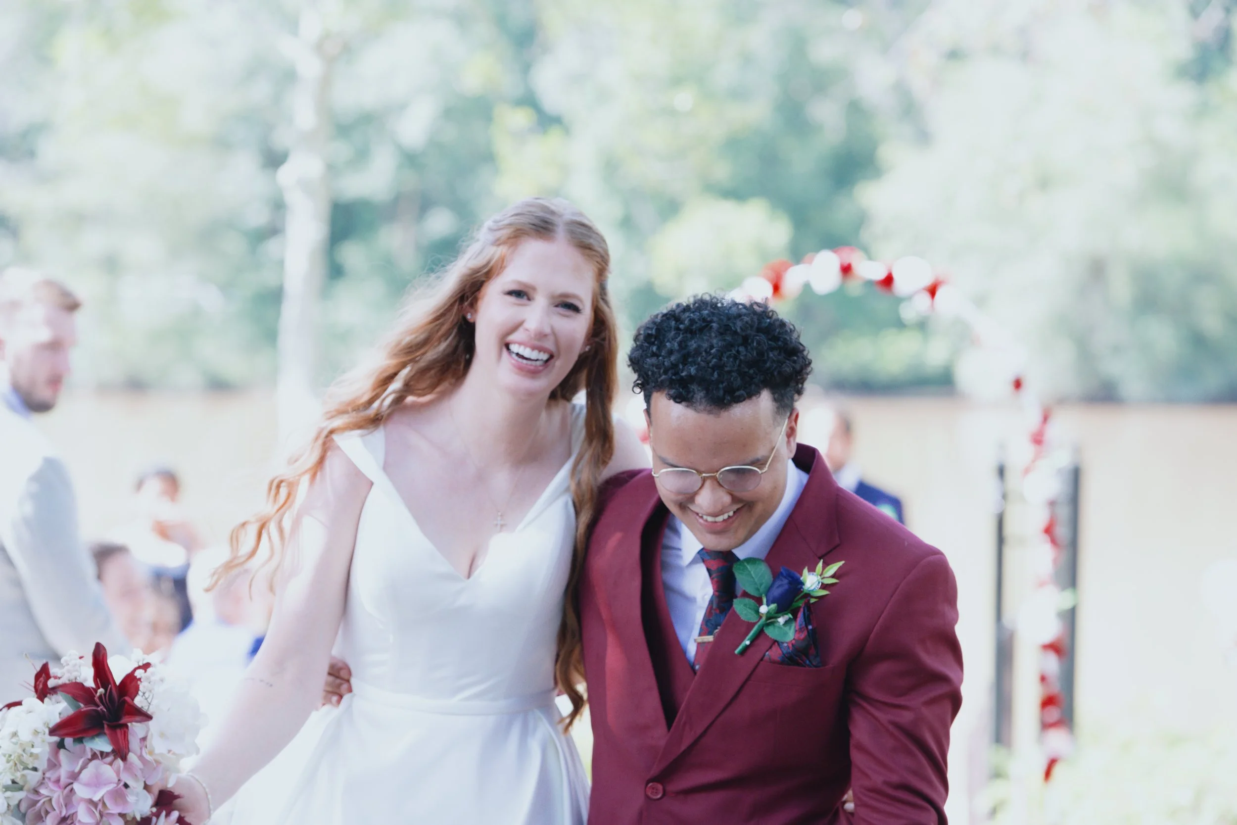 Candid wedding moment captured by Atlanta photographer Gregory Philips