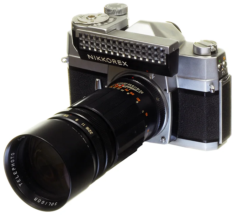 Nikkorex F with Soligor 180mm Telephoto Lens - 800.jpg