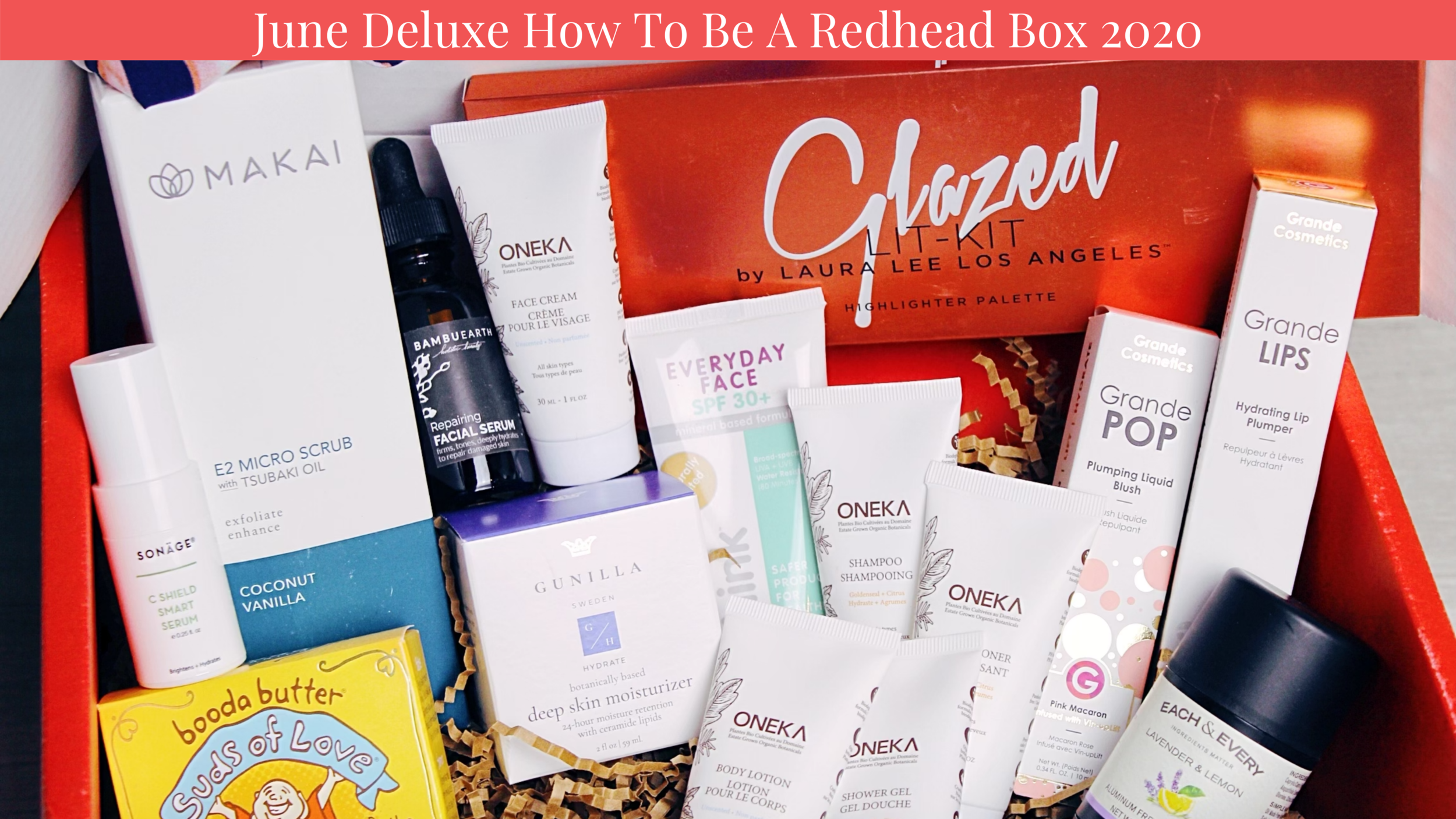 June Deluxe How To Be A Redhead Box Review — Katie Uncomplicated