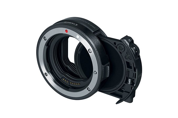 Canon Drop-in Filter Mount Adapter EF-EOS R with Drop-in Variable ND Filter A