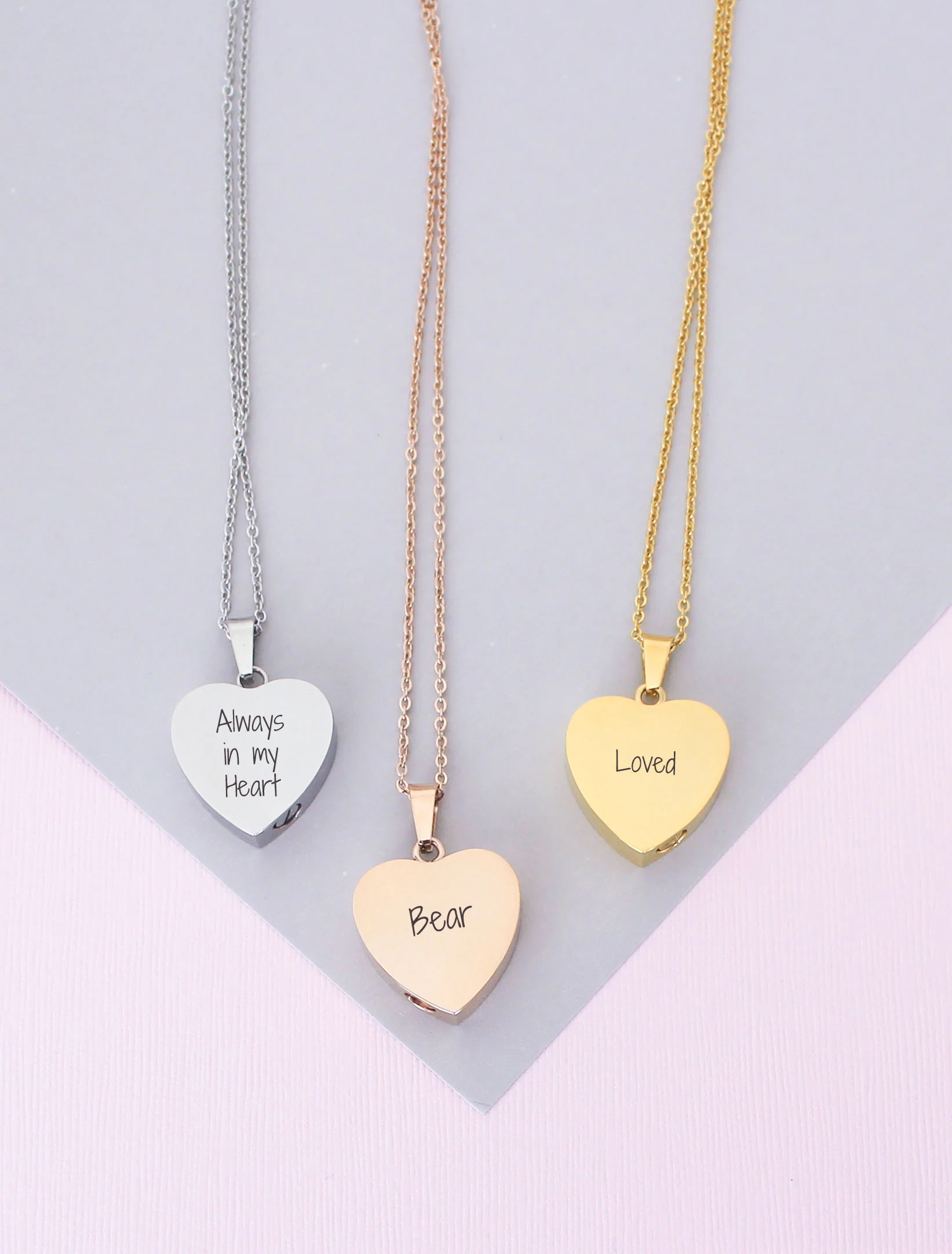 Hand Stamped Urn Jewelry