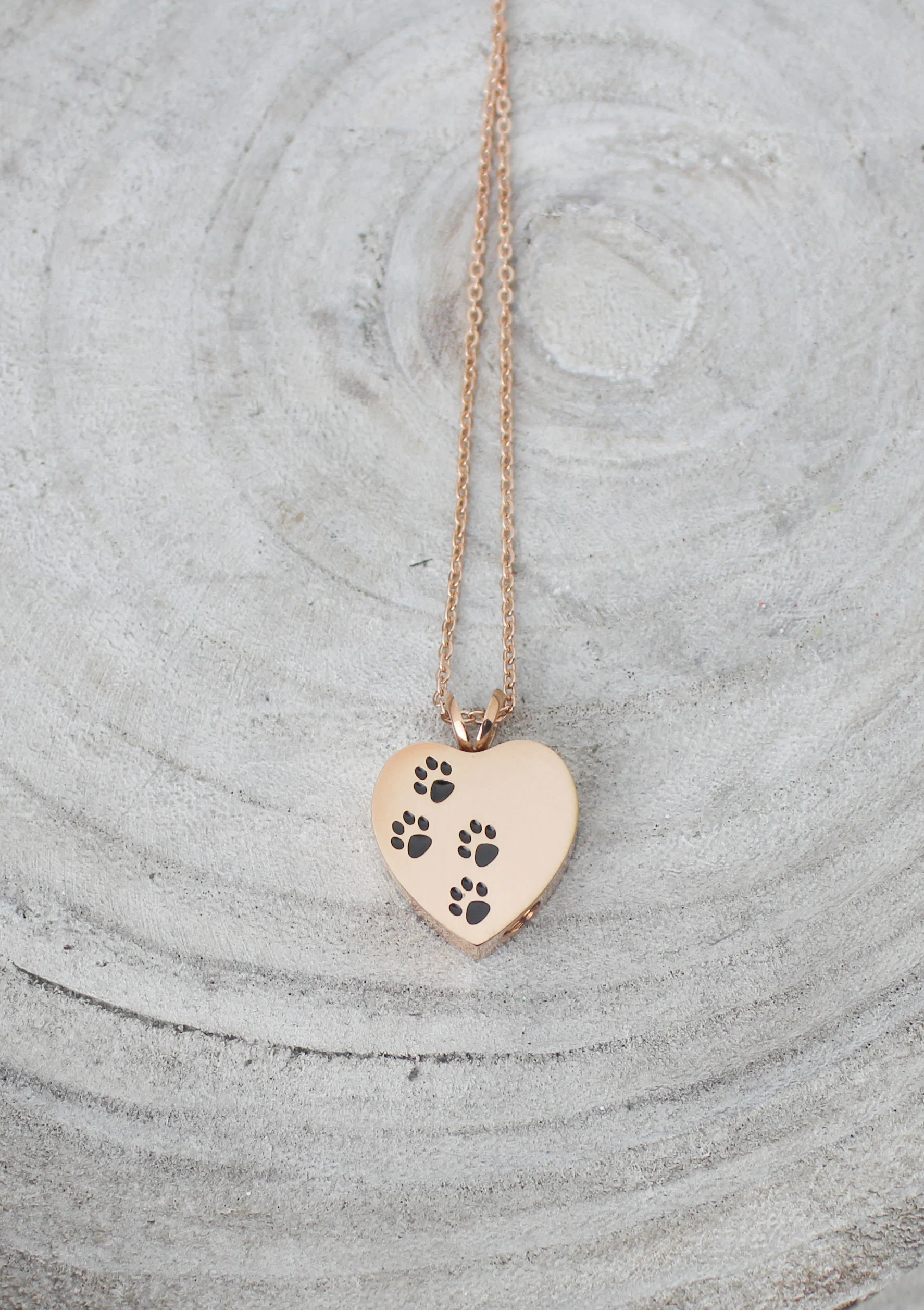 personalized pet cremains necklace