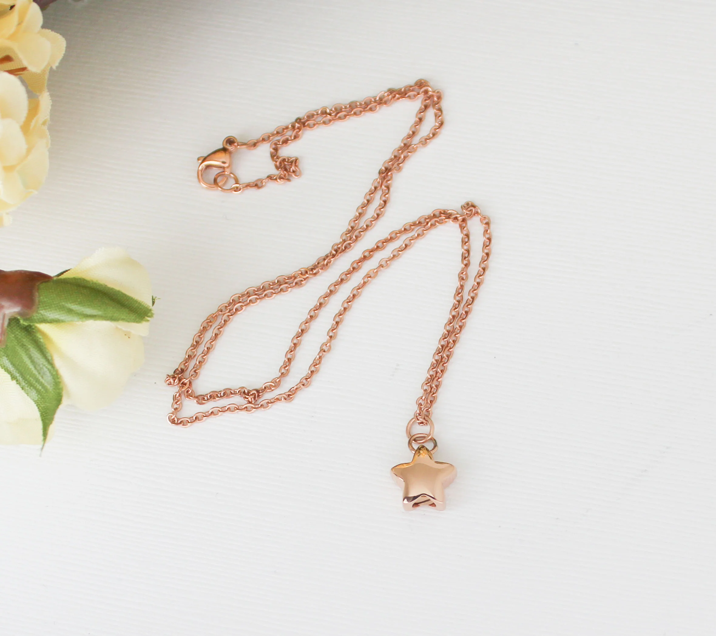 rose gold cremation urn jewelry