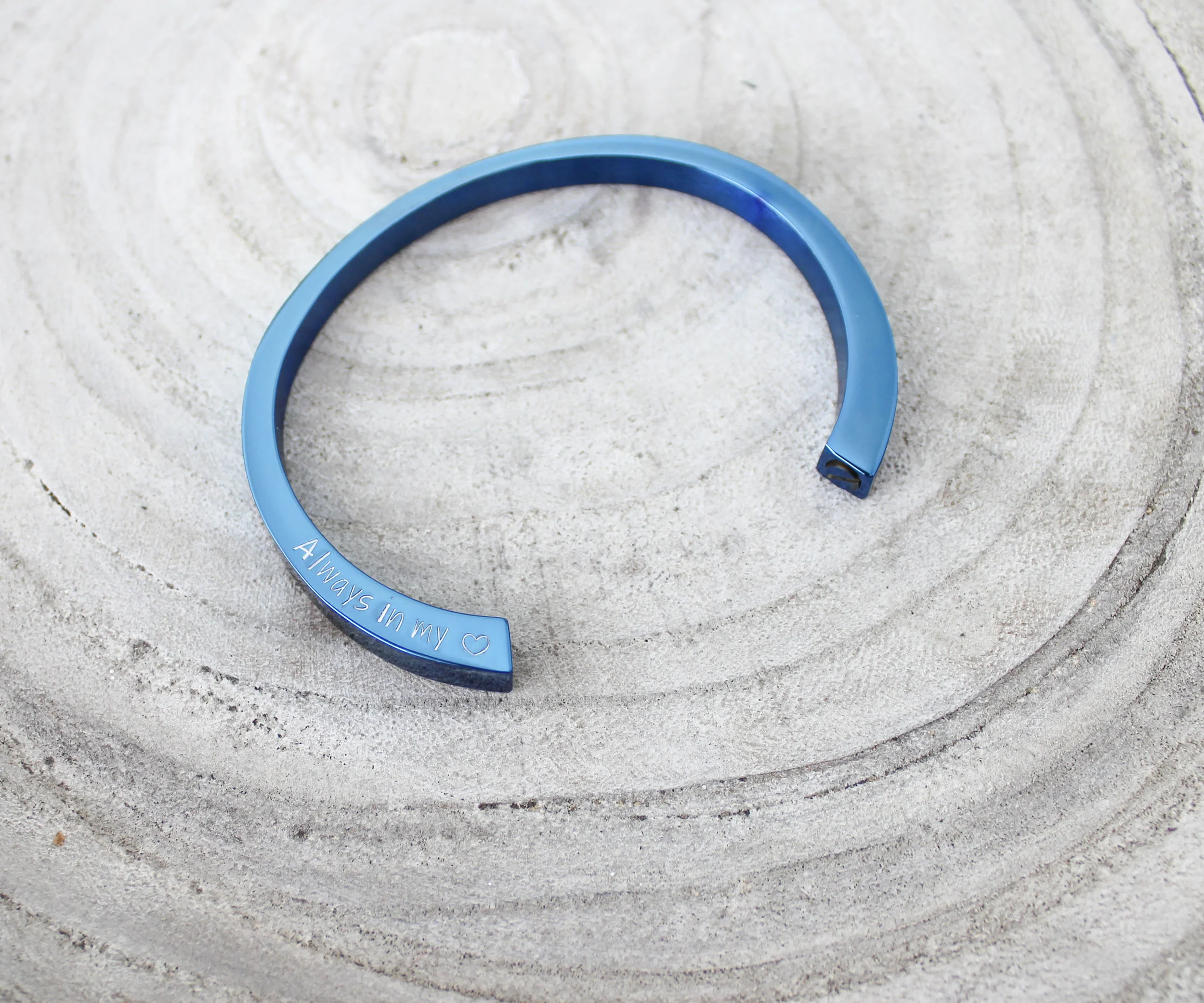 Blue Urn Cuff Bracelet