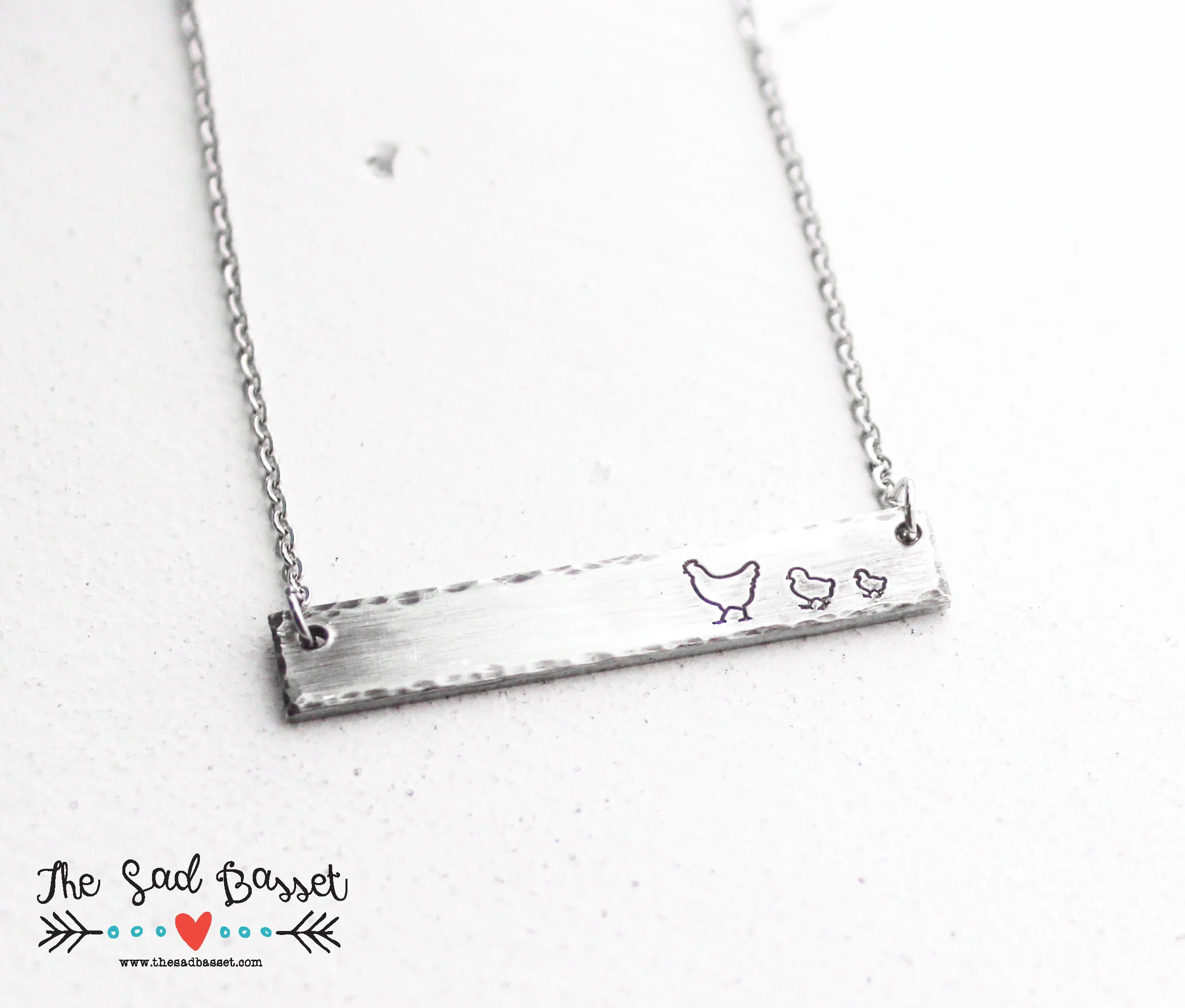 Pewter Chicken Pendant