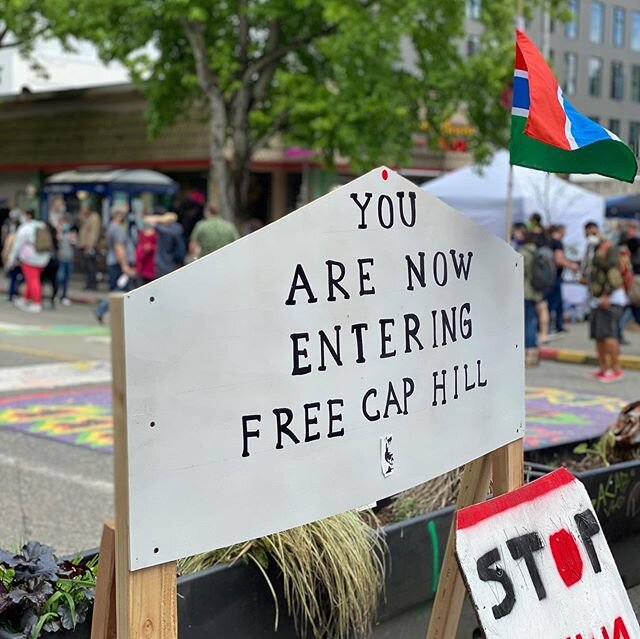 We made a visit to the new autonomous zone within Seattle, or CHAZ. It was like a big, happy hippy street fair. From a local perspective, this seems to have always been the destiny of this area.
More on my FB page, with a love report from the ground.