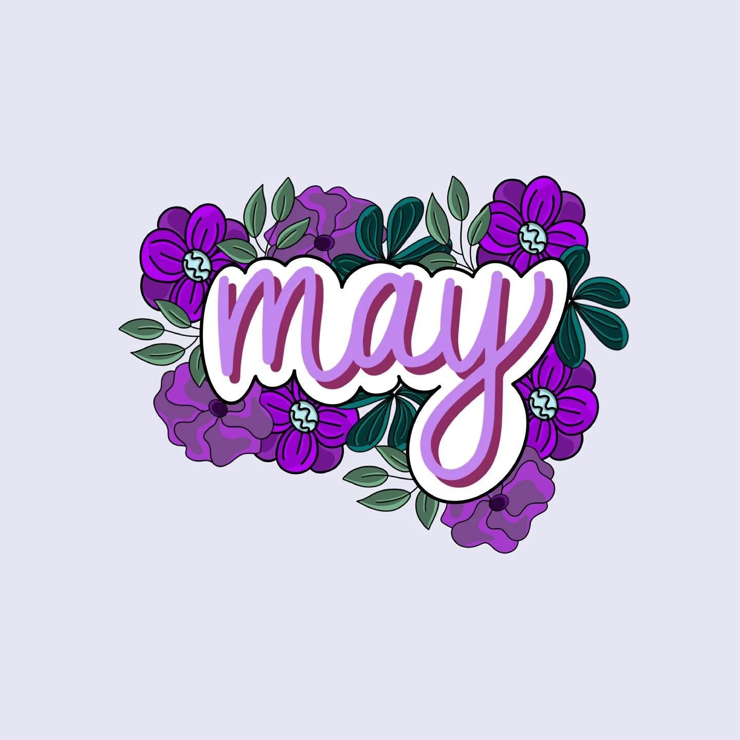 It&rsquo;s May 1st! 
Here is the design I came up with for May! I hope you all like it! 

Every month I will be posting the headers that I designed for said month! I&rsquo;m excited to show you all what I came up with! 
Swipe ⬅️ to see how it looks o