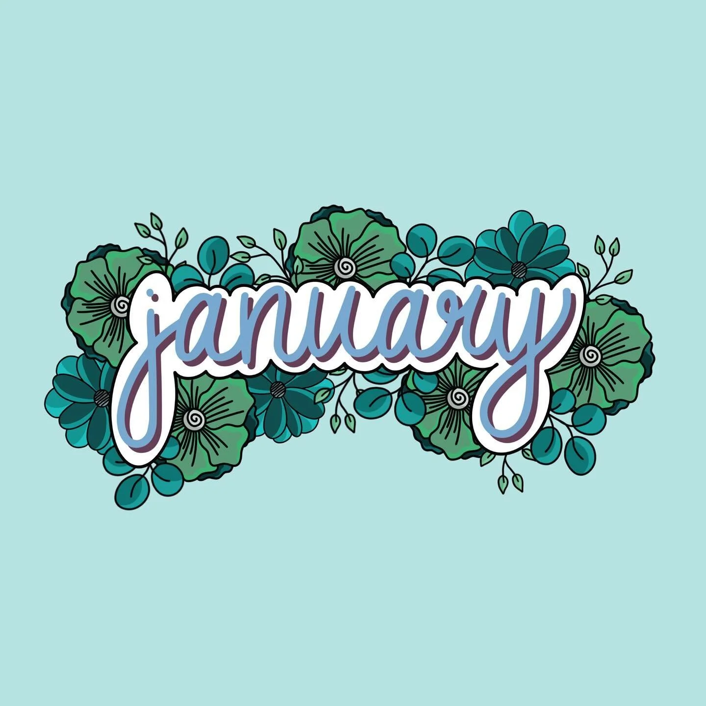 Over my winter break I was able to complete a personal project of a 2021 calendar! 

Using a calendar has really kept myself organized, so the past couple years I have made it a mission to design a calendar for myself. 

Every month I will be posting