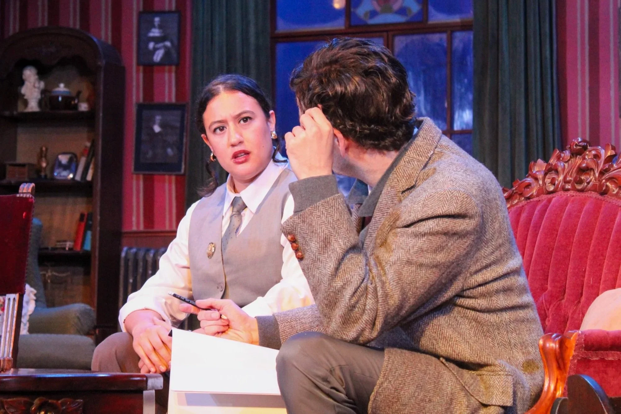   The Mousetrap  at The Barnstormers Theatre Dir. Dori Robinson with Michael Mahoney Photo courtesy of The Barnstormers Theatre 