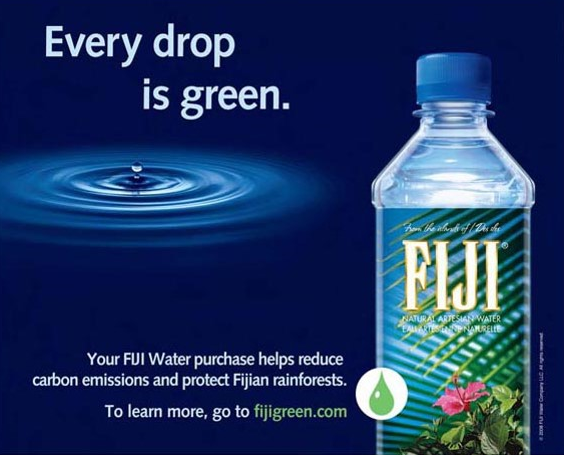 It takes 450 years for a plastic bottle to decompose. Fiji said they were carbon negative and were sued when it came out that this wasn’t true.