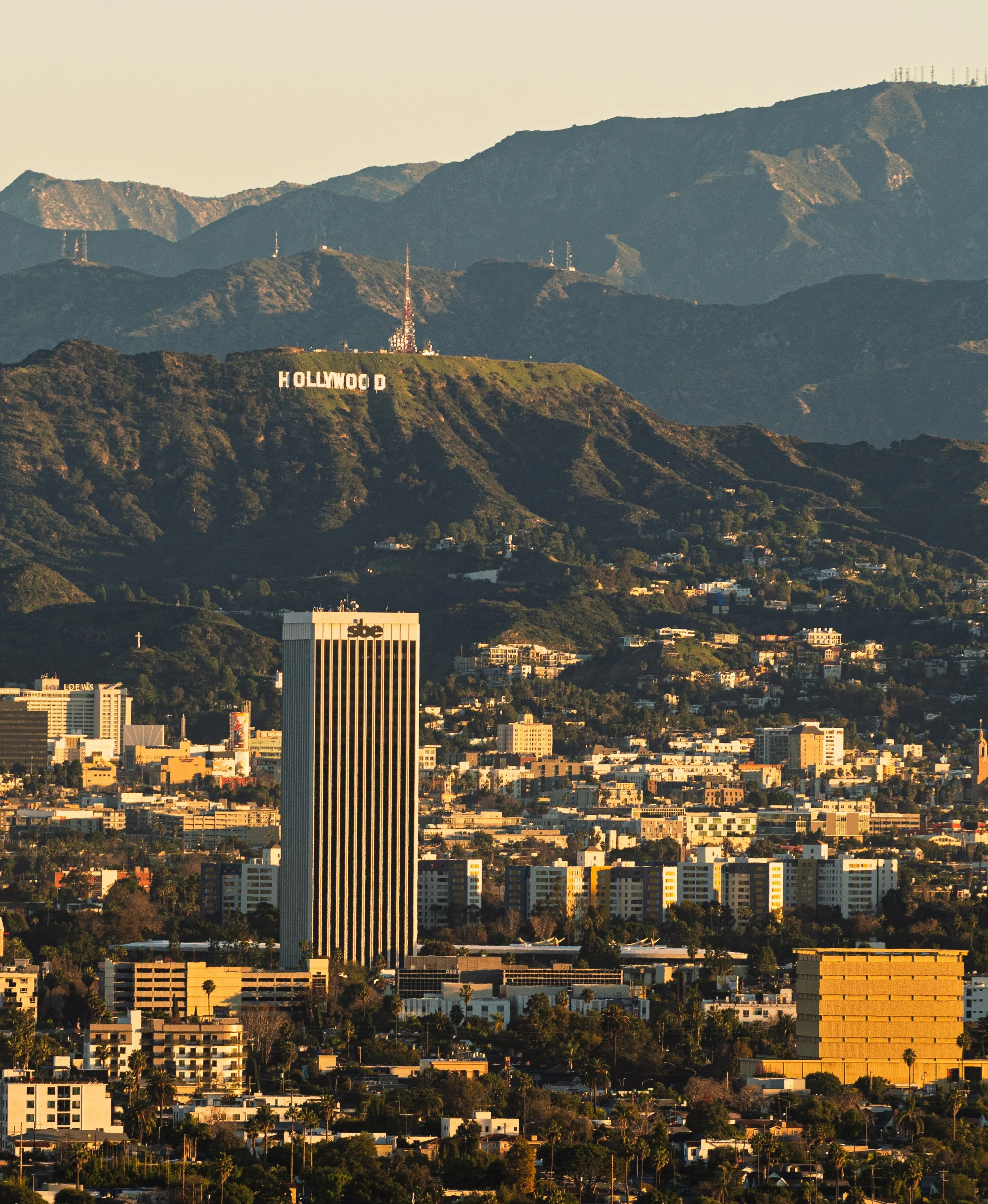 Hollywood visto desde Baldwin Hills