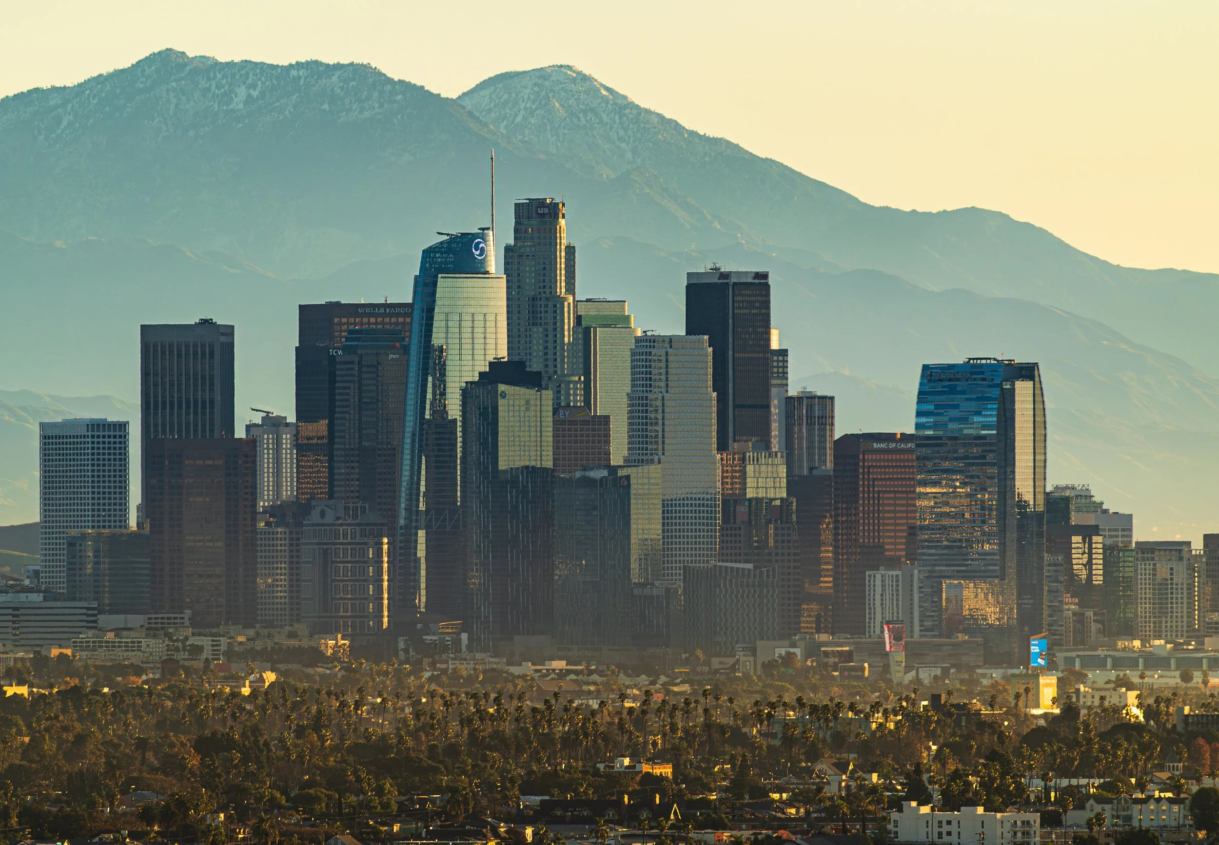 LA Skyline desde Baldwin Hills View Point