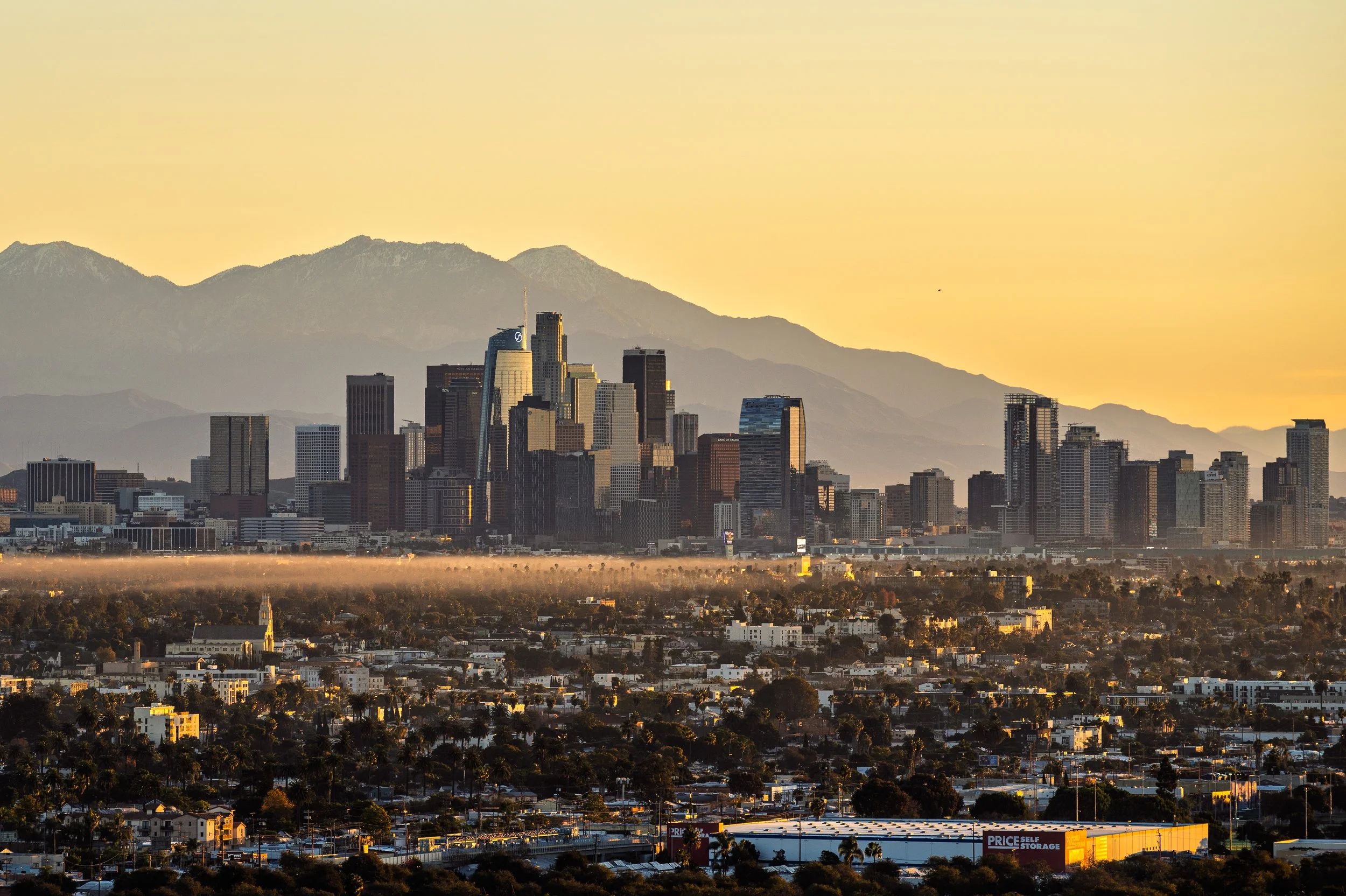 LA Skyline desde Baldwin Hills View Point