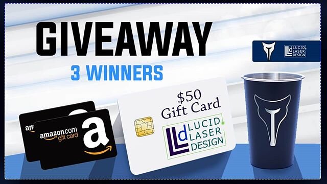 We teamed up with @alphatubetv and @gamergiveawaysgg for our first ever gift card giveaway! 1 lucky winner will get a $50 gift card for anything in our store and 2 winners will receive $25 @amazon cards. Go here to enter! https://playr.gg/GamerGiveaw