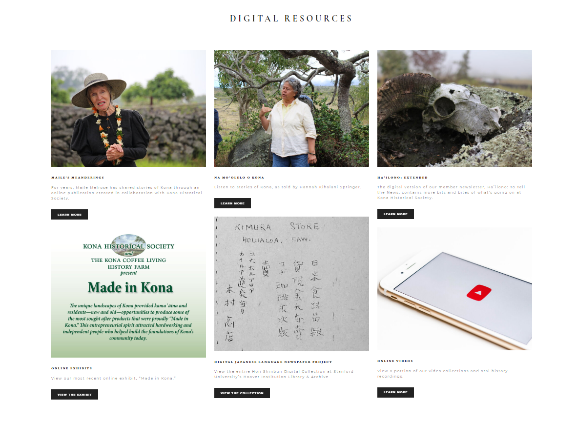EXPLORE KONA’S HISTORY FROM HOME