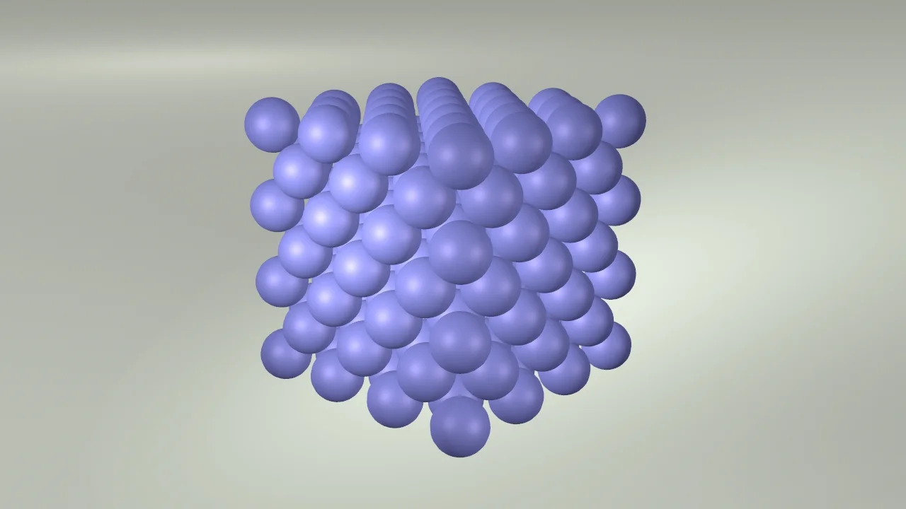 3D Animation of Crystal Atom construction. View Here.