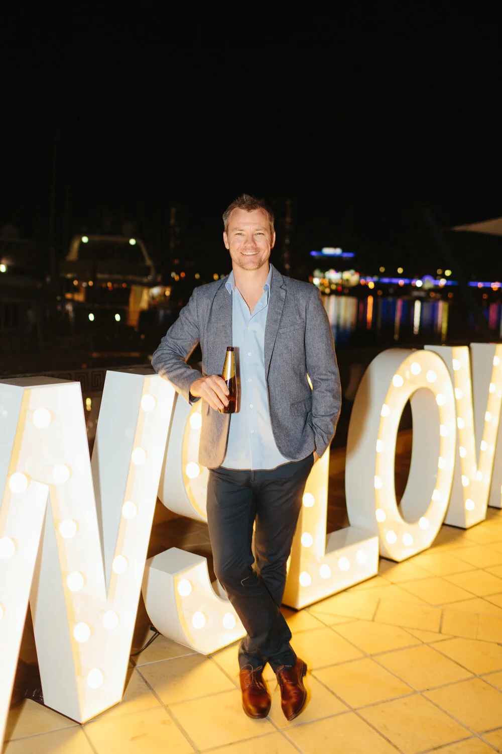 Photographer Van Middleton who photographed Ruby Matthews and Ryan Heywood at both The Byron at Byron and Palazzo Versace