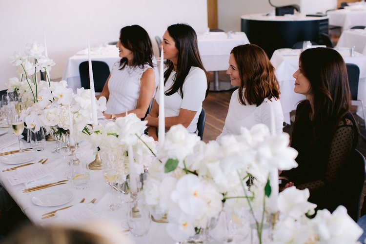 From left: Benita Kam of BNT Events, #HRBride and Paspaley Creative Director Christine Salter, The Wedding Series Agency Founder Kate O’Shea and Jocelyn Petroni