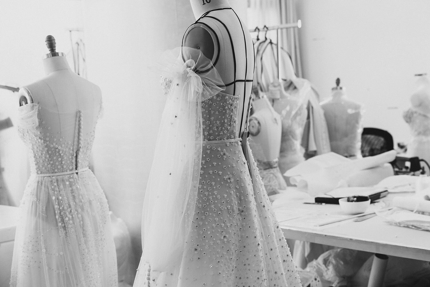 Behind the scenes in the Lee Petra Grebenau Couture House
